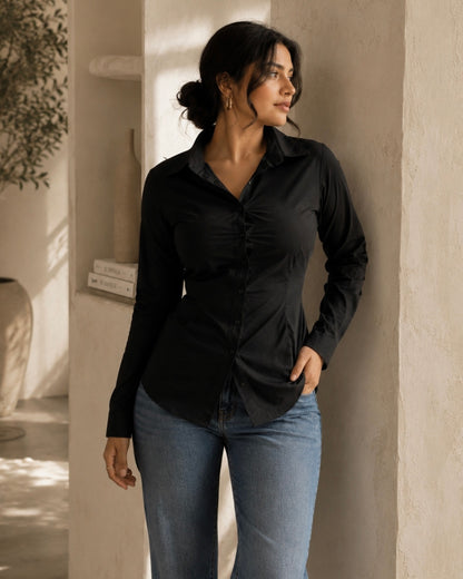 Black Fitted Shirt
