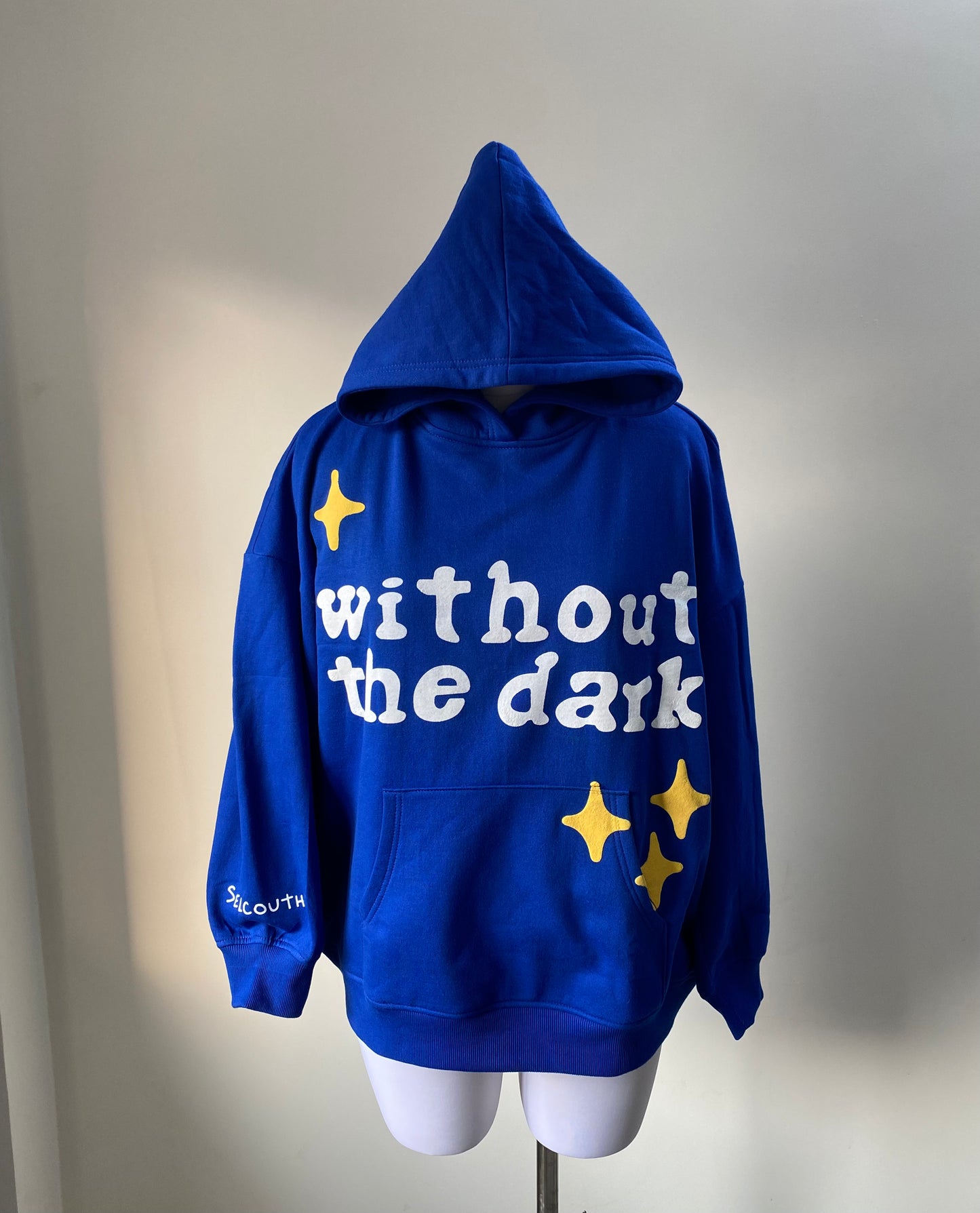 Cobalt Blue Without The Dark Oversized Hoodie